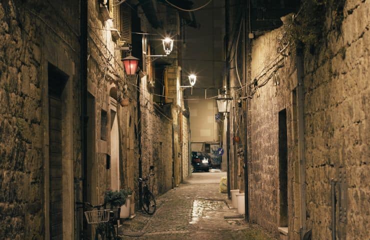 ascoli notte strada