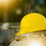 cantiere edile casco