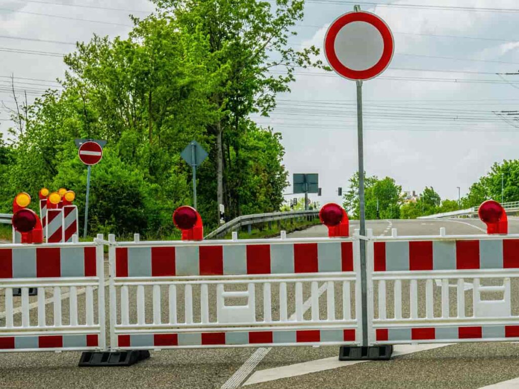 strada chiusa lavori