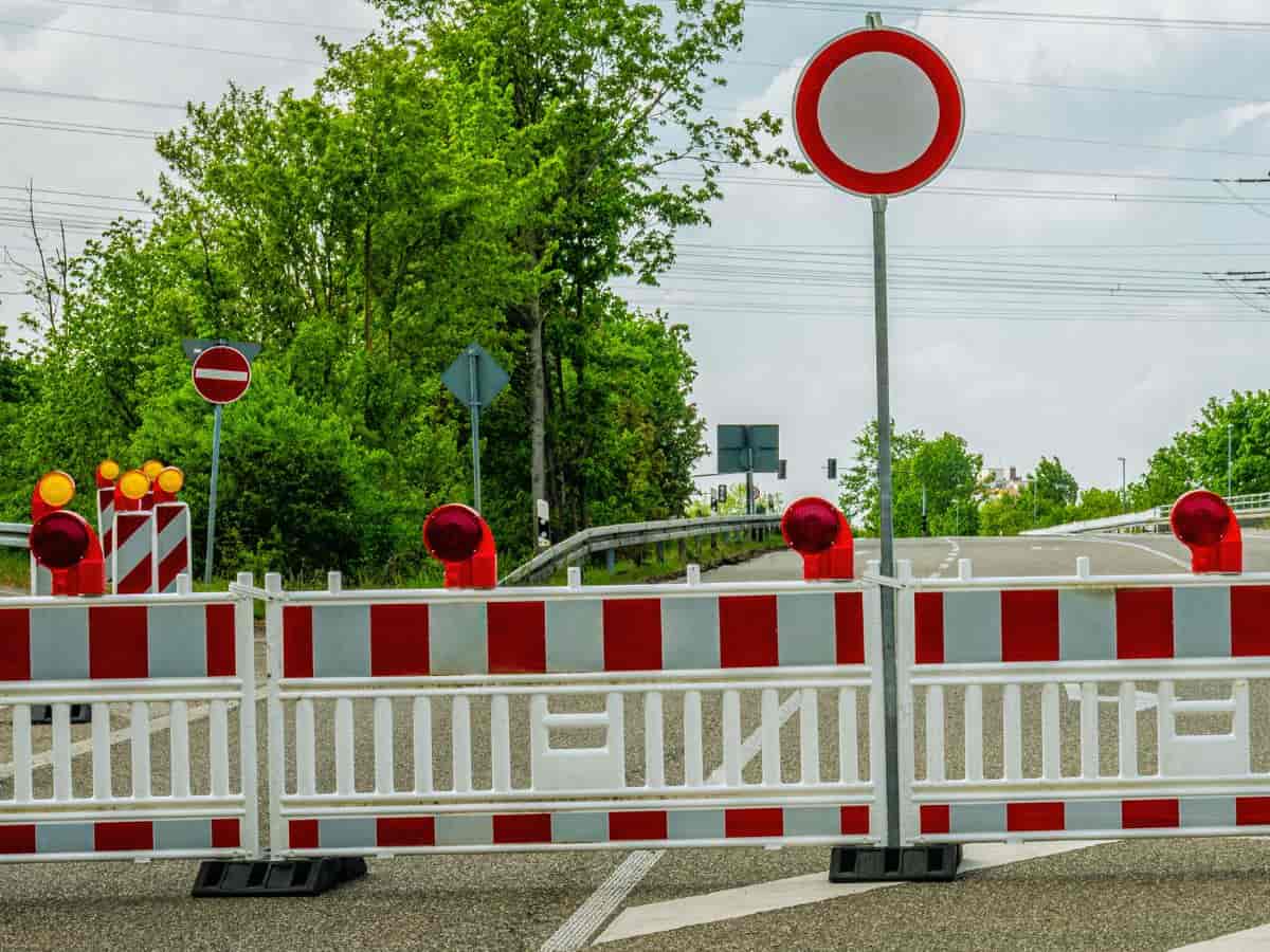 strada chiusa lavori