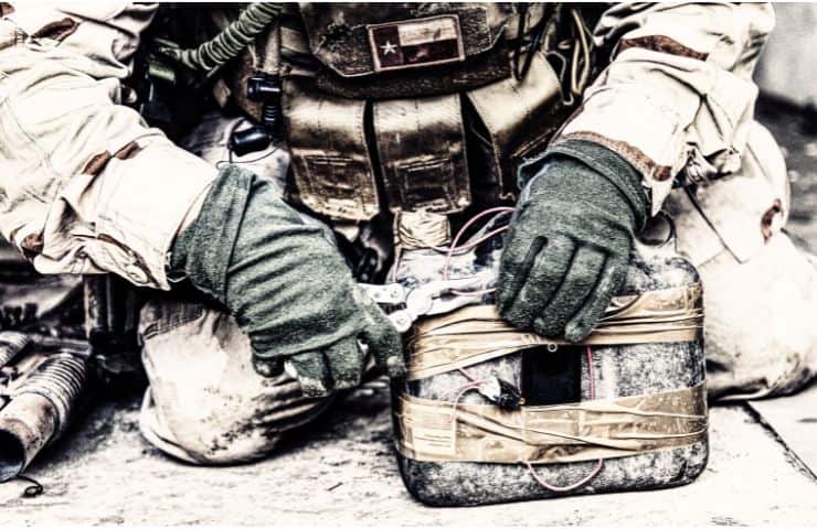 artificiere esercito ordigno