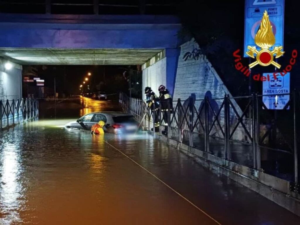 ascoli auto sottopasso