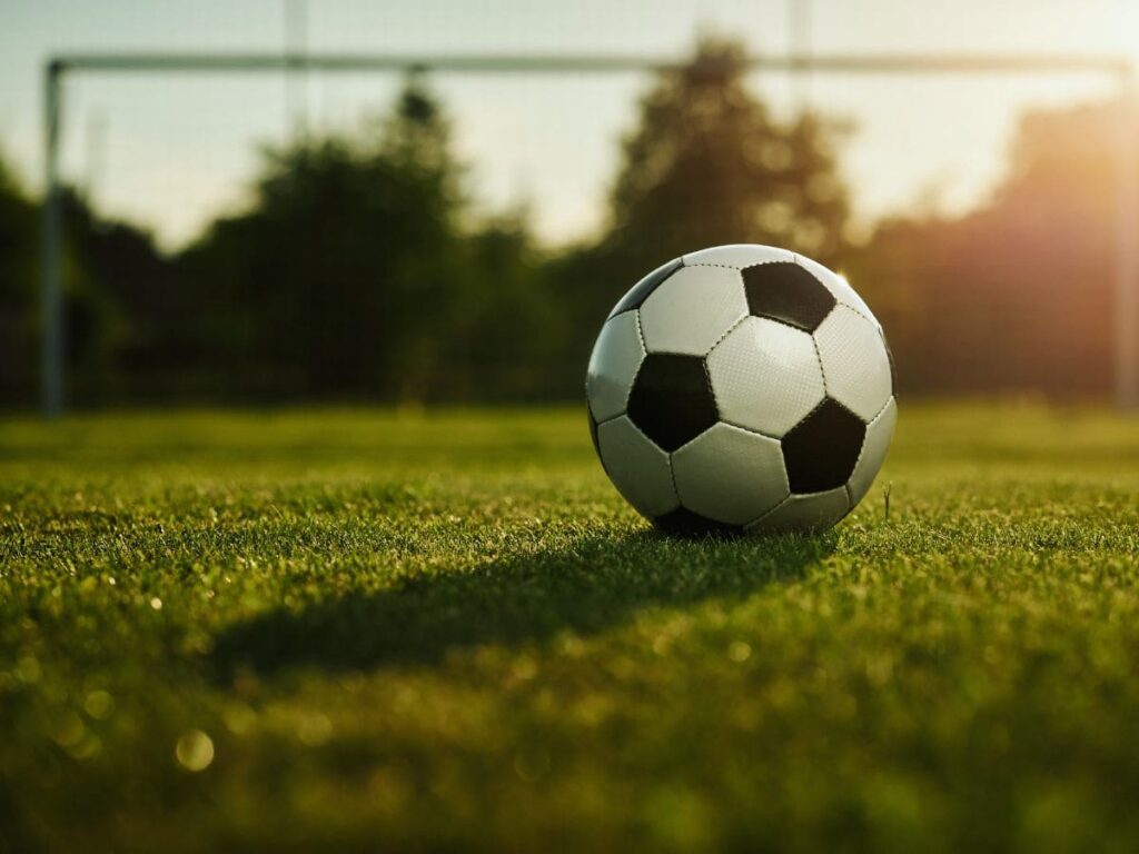 campo da calcio pallone