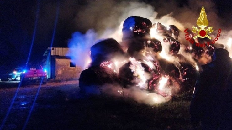 maltempo foligano incendio