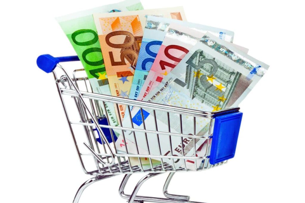 soldi carrello spesa