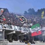 I tifosi dell'Ascoli sugli spalti
