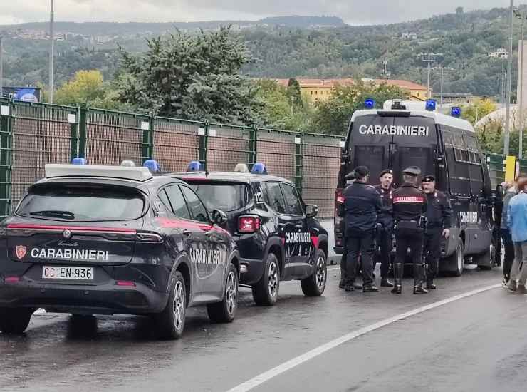 I carabinieri in strada
