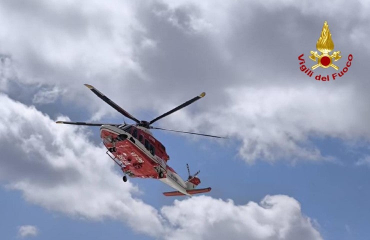 elicottero vigili del fuoco