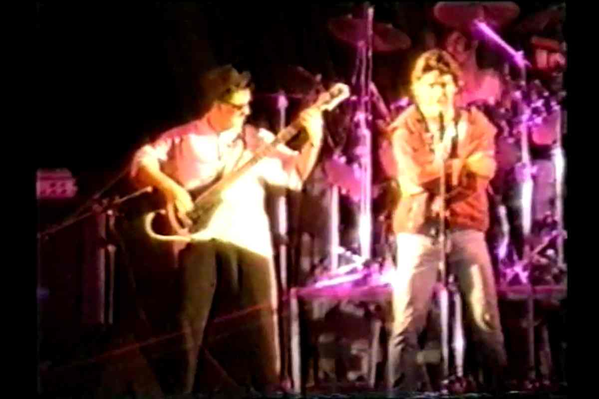 Bobby Bartolucci e Ligabue a fine anni Ottanta