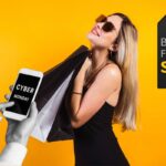 donna con sacchetti shopping