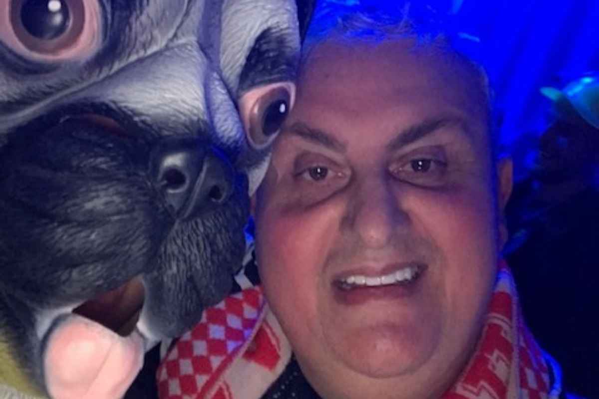 L'Uomo Gatto in un selfie recente