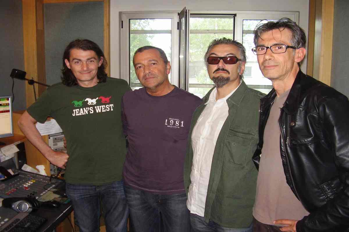 Gli Orazero pronti per Campovolo nello studio di registrazione