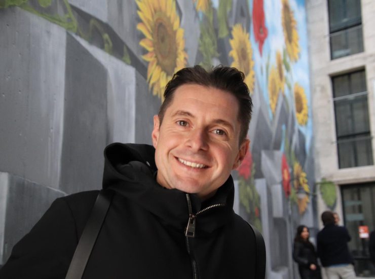 Il sindaco Fioravanti in primo piano