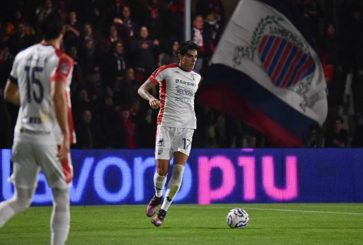 I giocatori della Sambenedettese