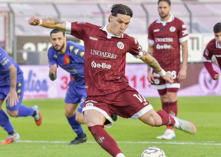 Rigore Arezzo-Sambenedettese 