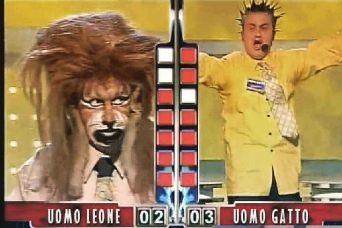 L'uomo gatto in una storica puntata di Sarabanda