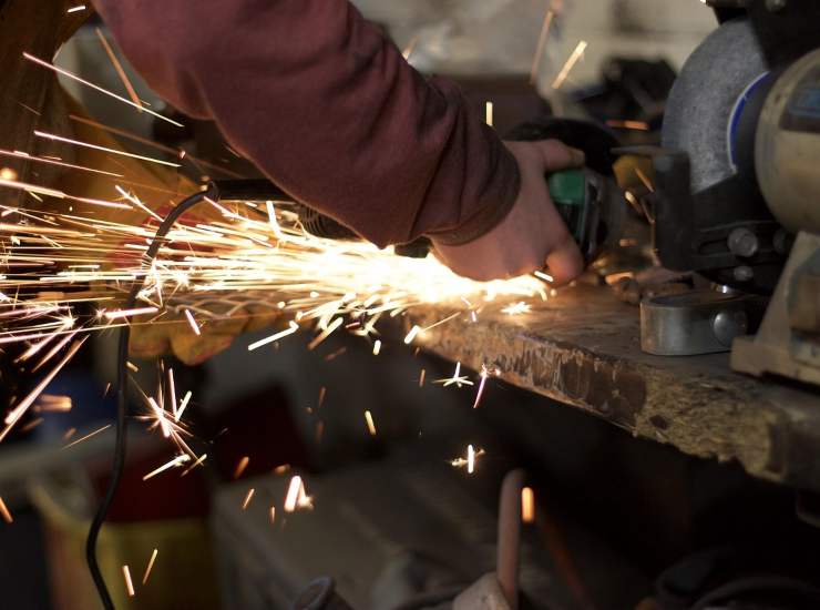 Una persona a lavoro