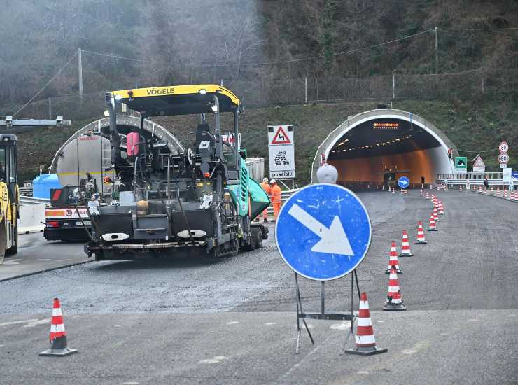 Lavori in autostrada