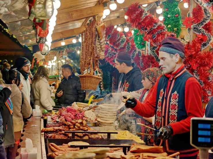 Un mercatino di Natale