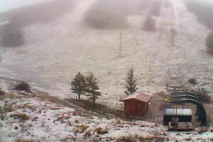 Monte Piselli con la neve