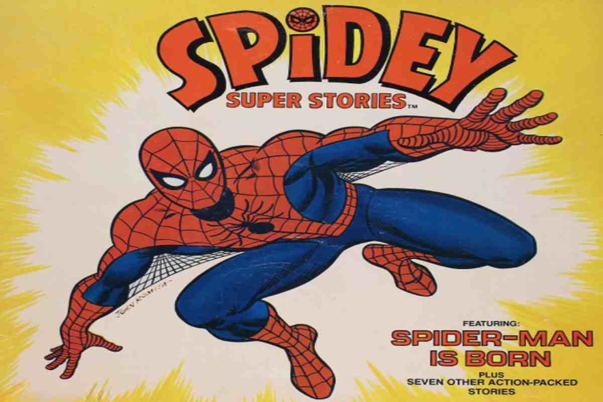 la copertina delle spidey super stories