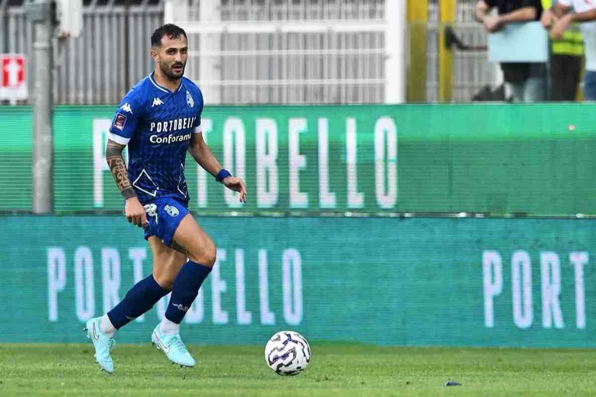 Nicoletti durante una partita