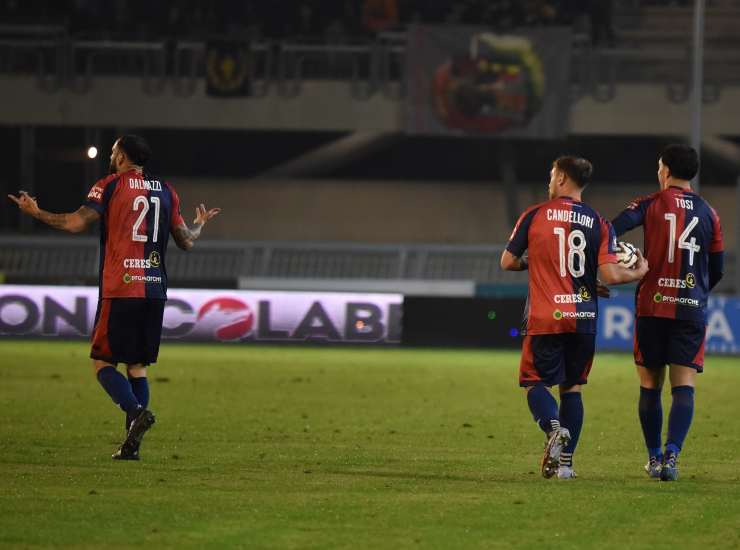 La Sambenedettese durante una partita