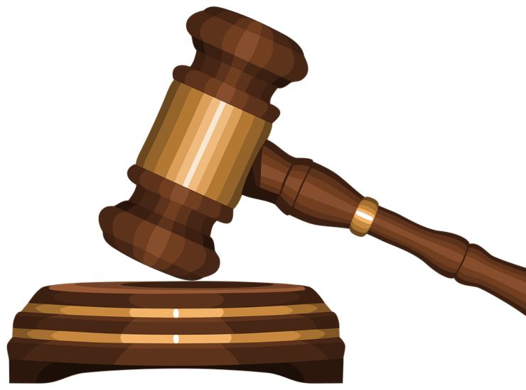 Il martello del tribunale