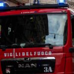 Un camion dei vigili del fuoco