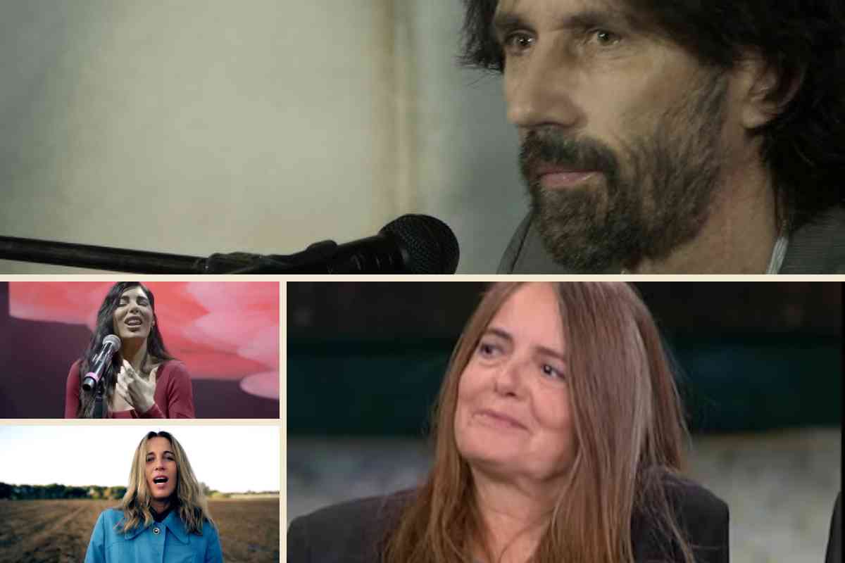Dall'alto verso destra Cristiano Godano, Nada, Ginevra Di Marco e Bianca Atzei
