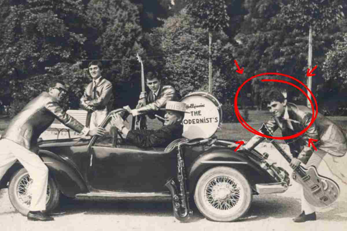 Il complesso di Nino Dale e cerchiato in rosso Ivan Graziani