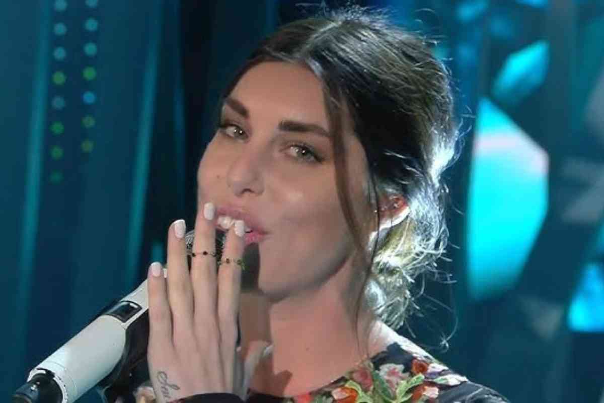 Bianca Atzei a Sanremo nel 2017