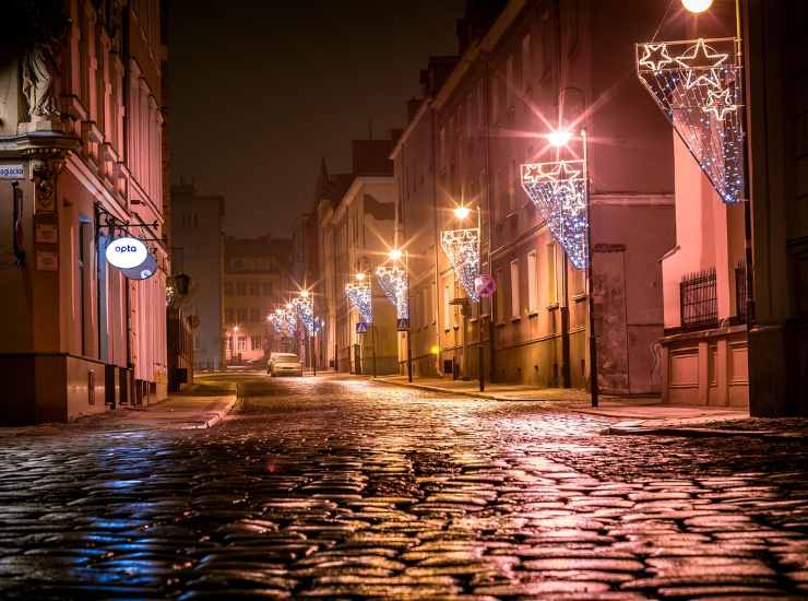 Luminarie in città