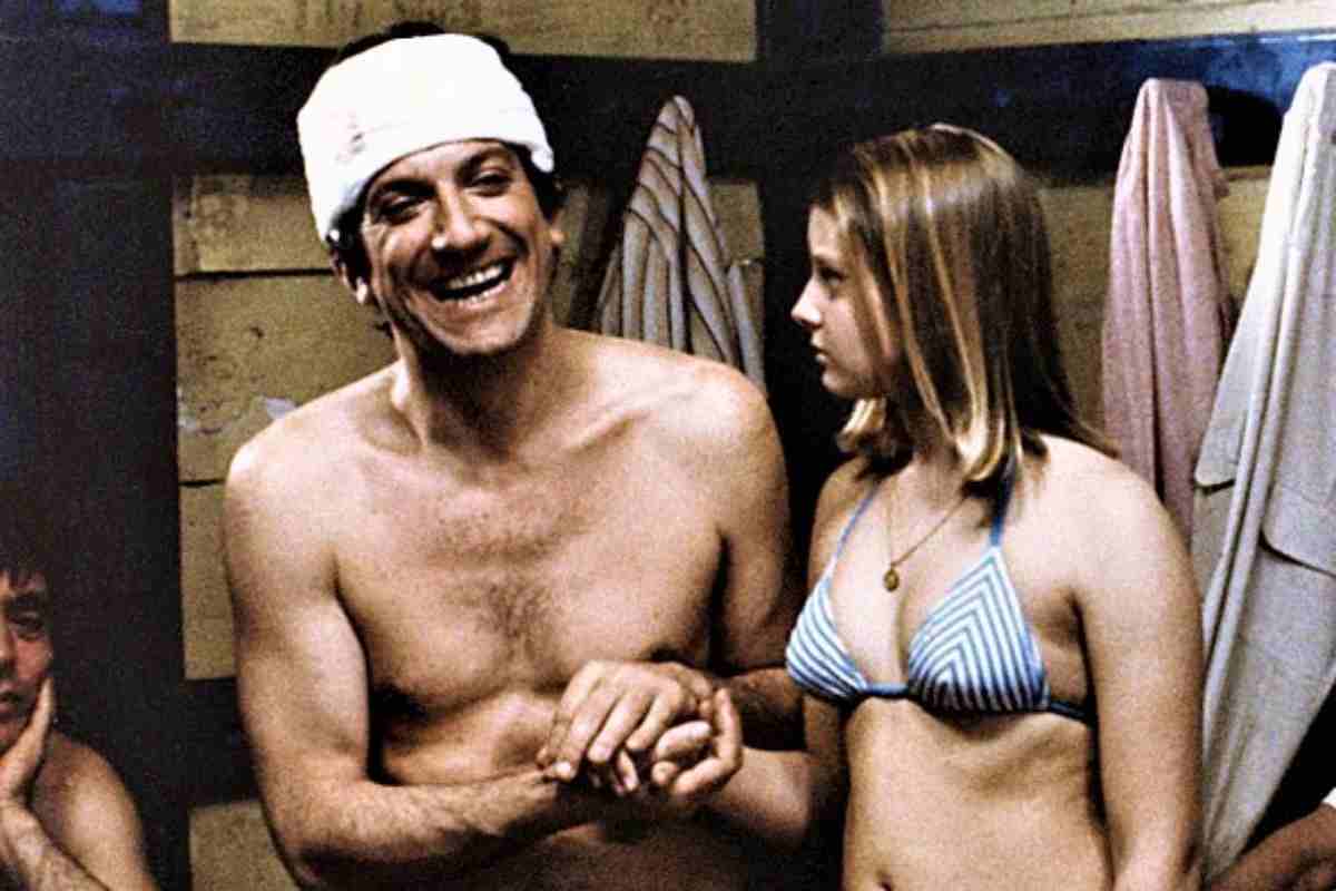 Jodie Foster in Casotto insieme a Gigi Proietti