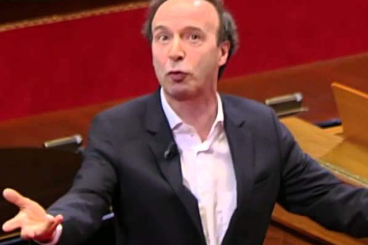 intervento show di roberto benigni al senato