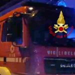 I vigili del fuoco in azione