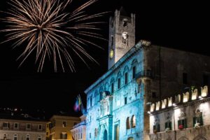 ascoli notte fuochi artificio