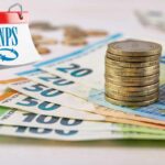 banconote euro calendario e logo Inps