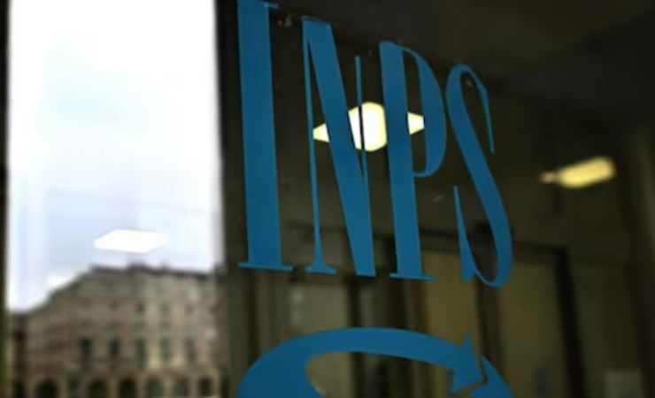 vetrina con logo Inps