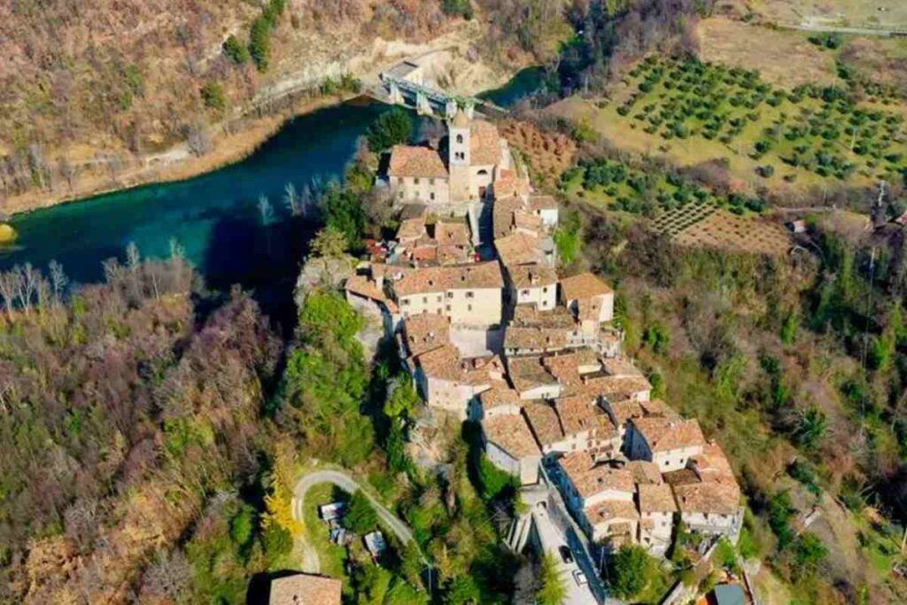 borgo visto dall'alto