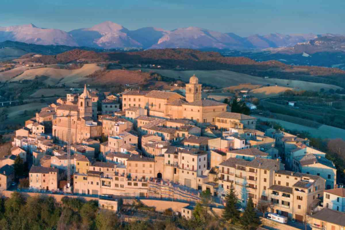 borgo visto dall'alto