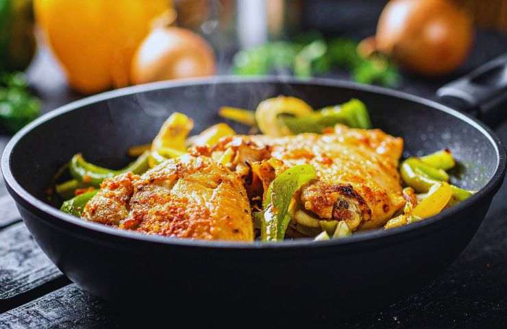 pollo in padella